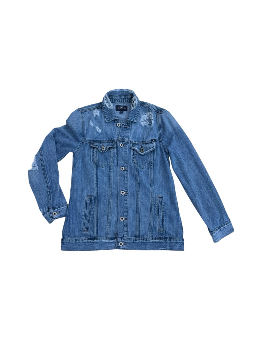 Lucky Brand Light Blue Denim Jacket Label Detail